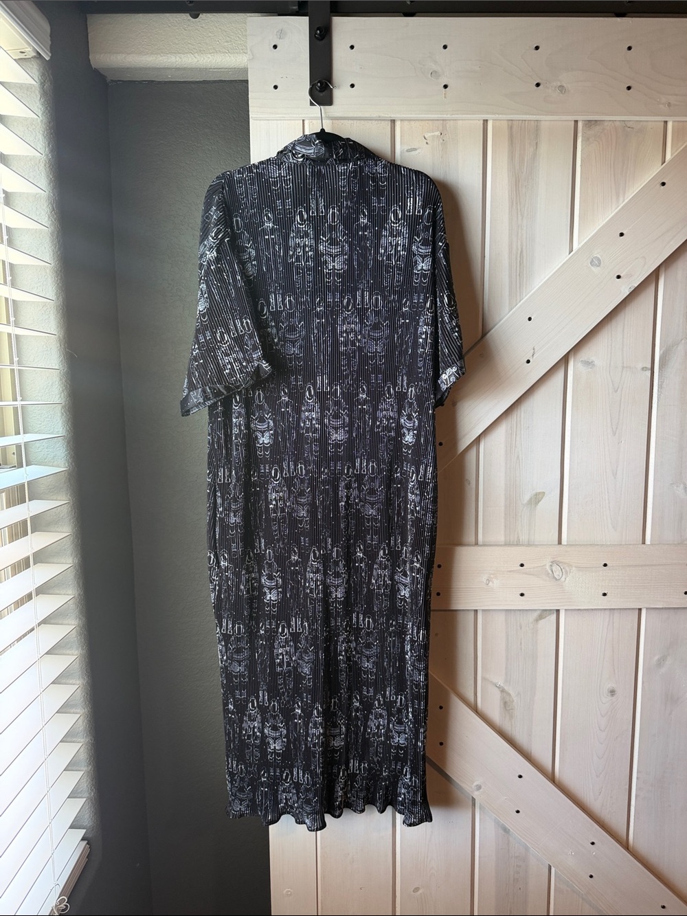 Dressed in LALA So Far So Good Plisse dress in Astronauts - NWT! - Picture 7 of 9
